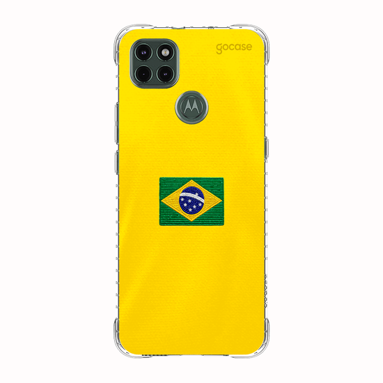 Capinha para celular Brasil Patch - Amarelo