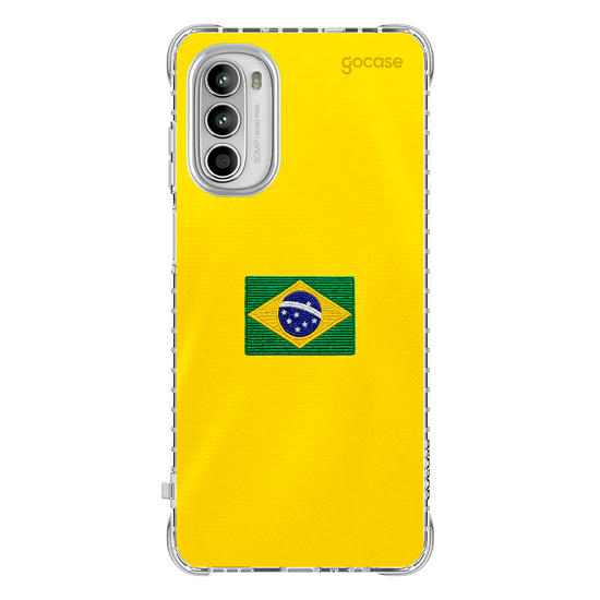 Capinha para celular Brasil Patch - Amarelo