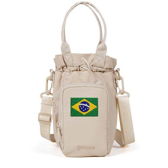Bolsa de Garrafa Puffer - Brasil Patch