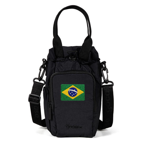 Bolsa de Garrafa Puffer - Brasil Patch