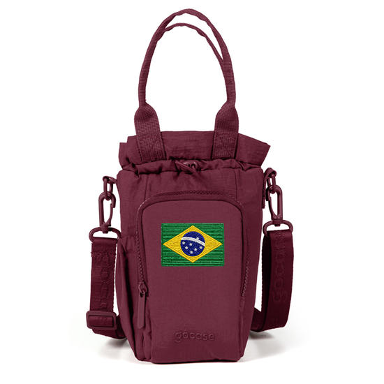 Bolsa de Garrafa Puffer - Brasil Patch