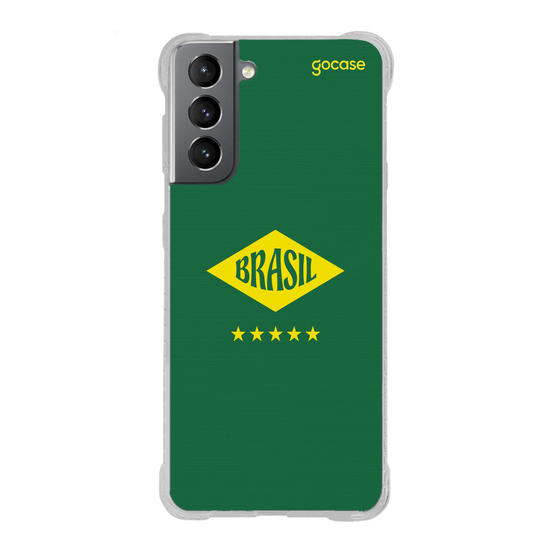 Capinha para celular  Brasil - Patch Minimalista