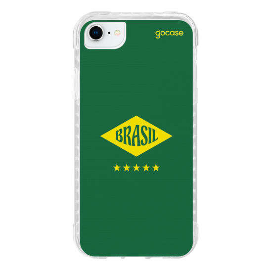 Capinha para celular  Brasil - Patch Minimalista