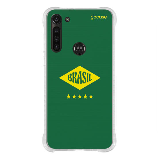 Capinha para celular  Brasil - Patch Minimalista