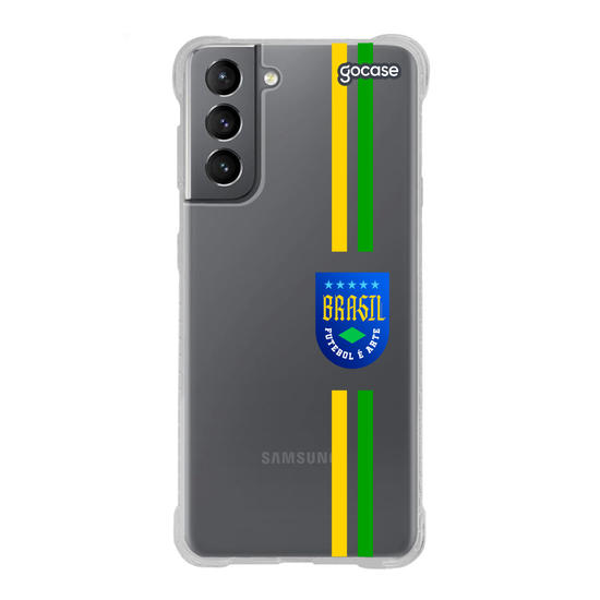 Capinha para celular  Brasil - Selo Stripes