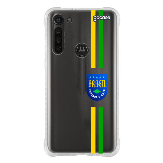 Capinha para celular  Brasil - Selo Stripes