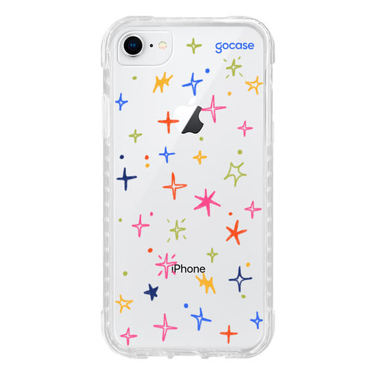 Capinha para celular  Brilhos Coloridos