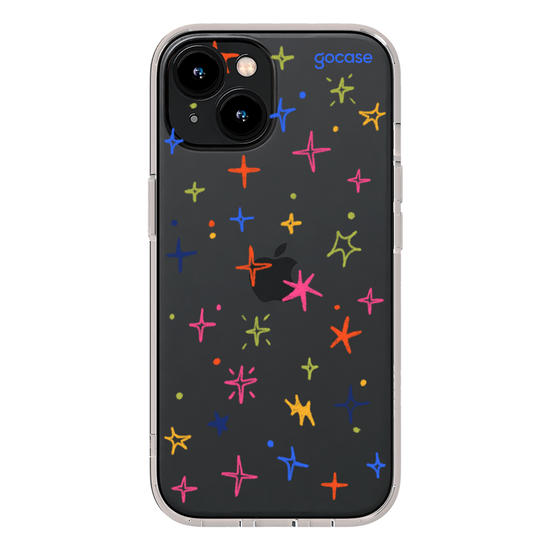Capinha para celular  Brilhos Coloridos