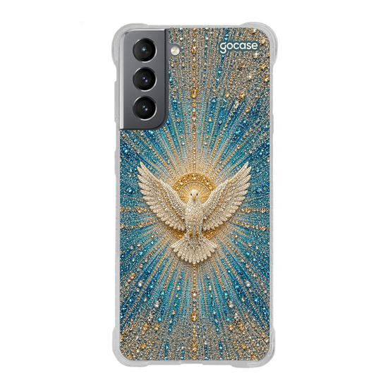 Capinha para celular  Brilho Divino Efeito Cravejado