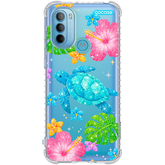 Capinha para celular  Brilho Tropical