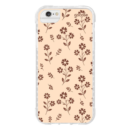 Capinha para celular  Brown Daisy Garden