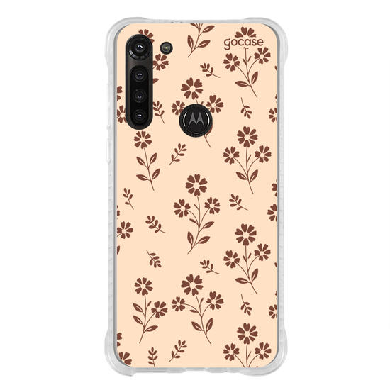 Capinha para celular  Brown Daisy Garden