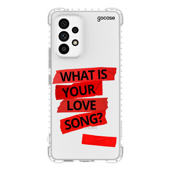 Capinha para celular  What Is Your Love Song