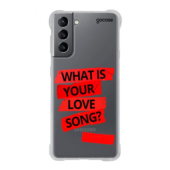 Capinha para celular  What Is Your Love Song