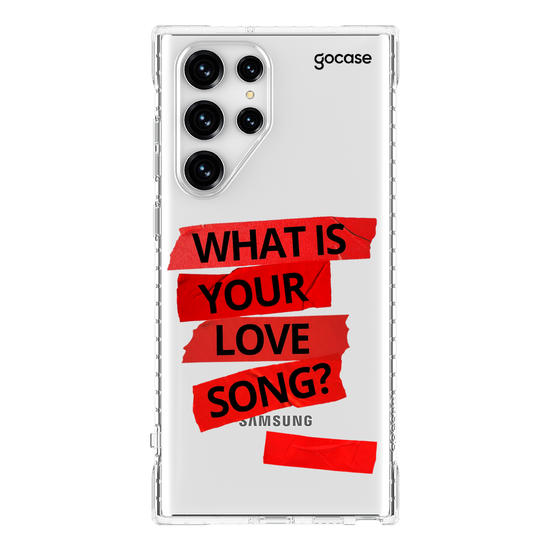 Capinha para celular  What Is Your Love Song
