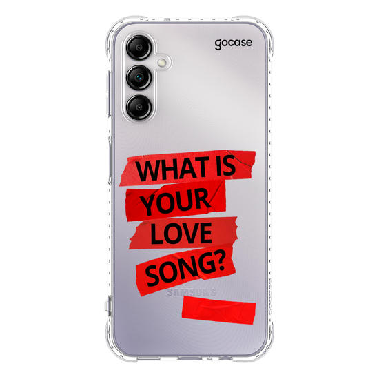 Capinha para celular  What Is Your Love Song