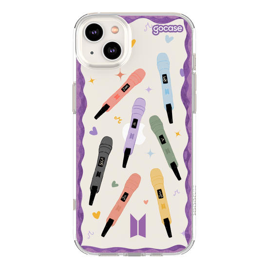 Capinha para celular Microfones