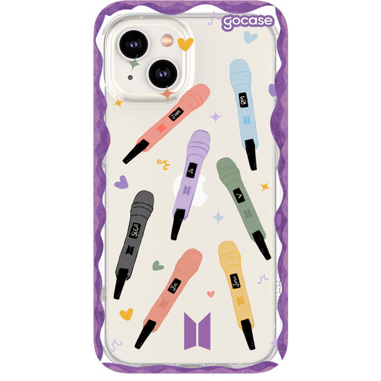 Capinha para celular Microfones