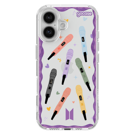 Capinha para celular Microfones