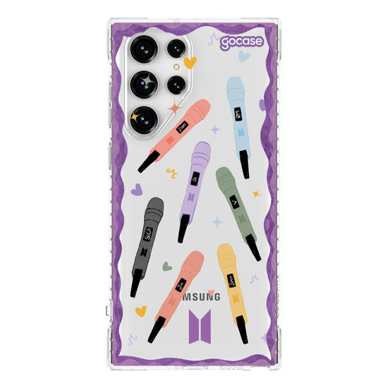 Capinha para celular Microfones