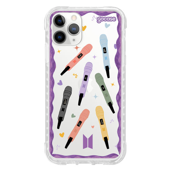 Capinha para celular Microfones