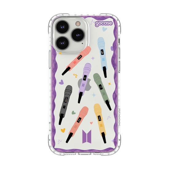 Capinha para celular Microfones