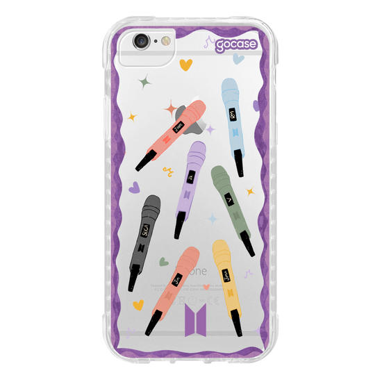 Capinha para celular Microfones