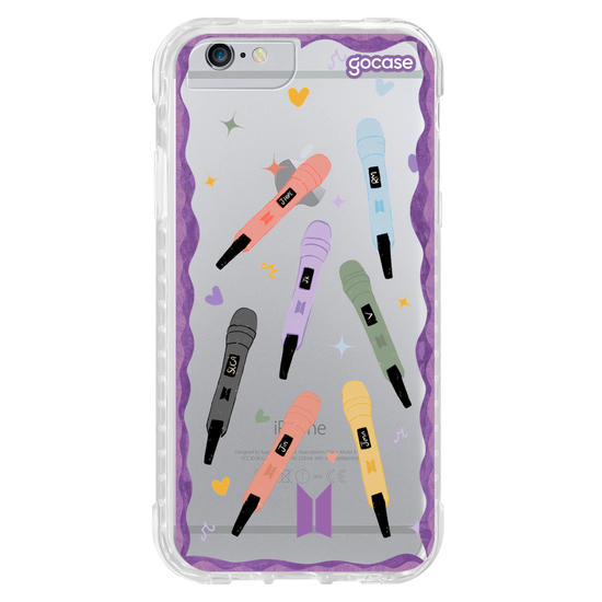 Capinha para celular Microfones