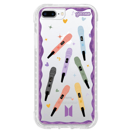 Capinha para celular Microfones