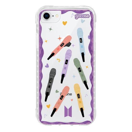 Capinha para celular Microfones