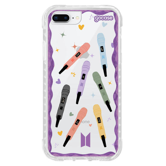 Capinha para celular Microfones