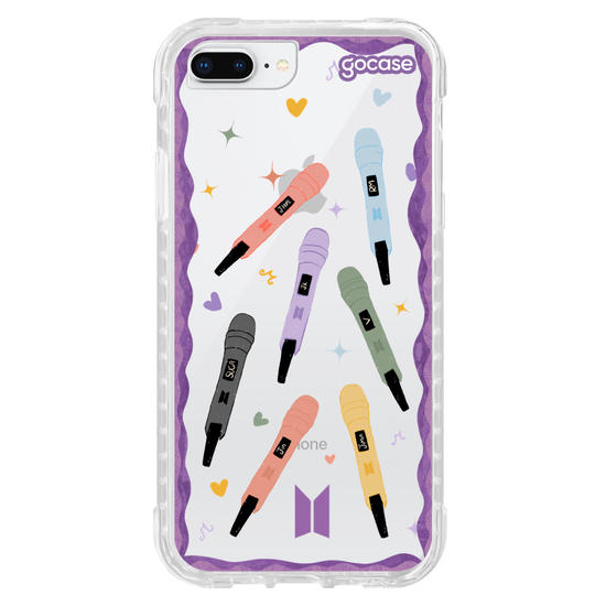 Capinha para celular Microfones