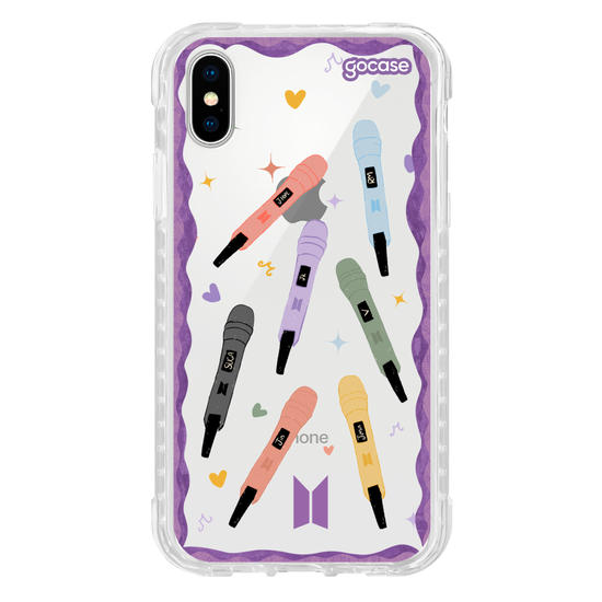 Capinha para celular Microfones