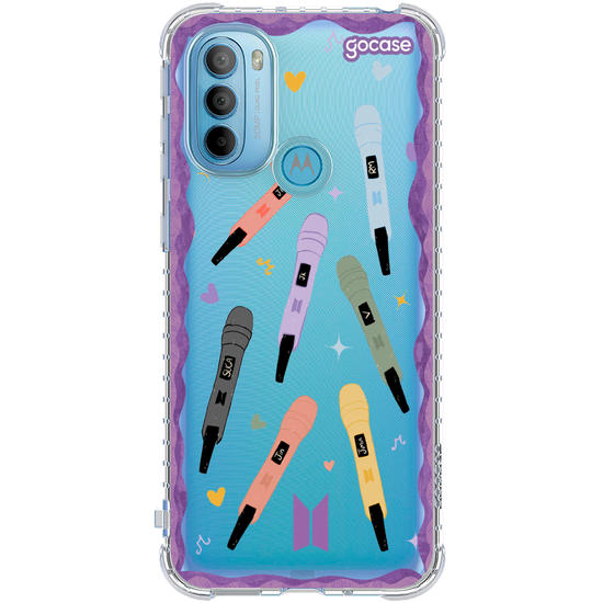 Capinha para celular Microfones
