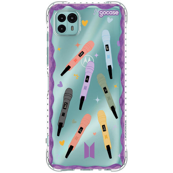 Capinha para celular Microfones