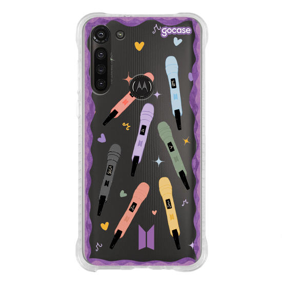 Capinha para celular Microfones