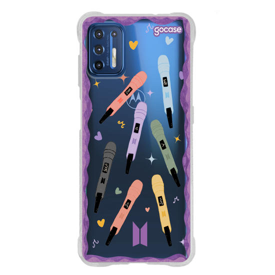 Capinha para celular Microfones
