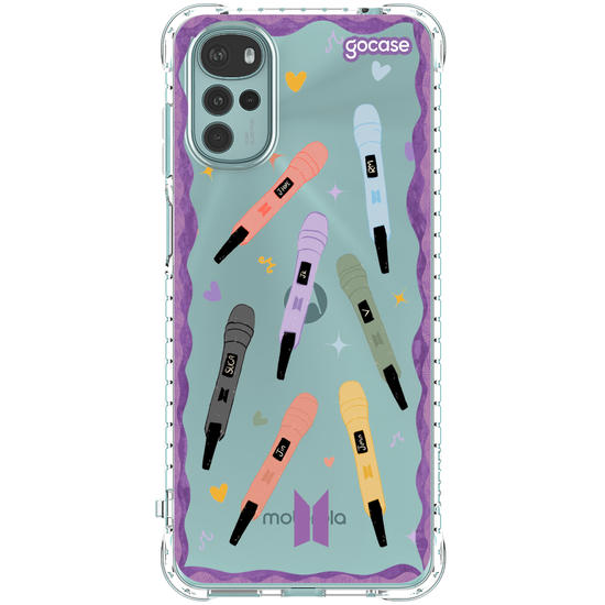 Capinha para celular Microfones