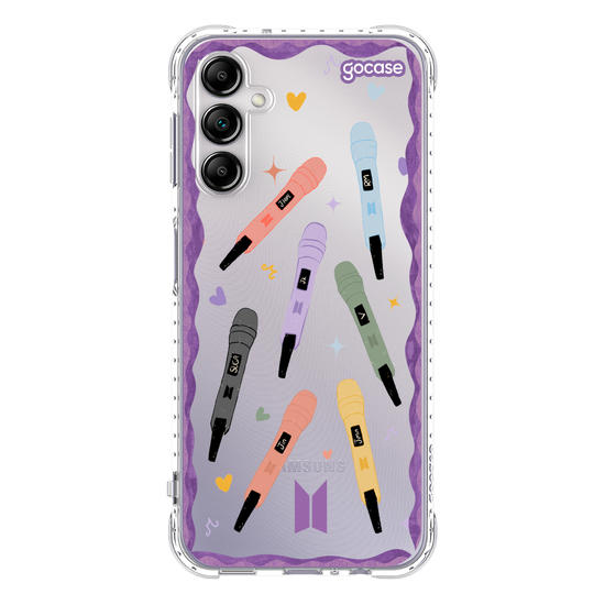 Capinha para celular Microfones