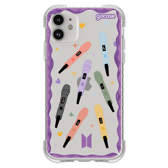 Capinha para celular Microfones