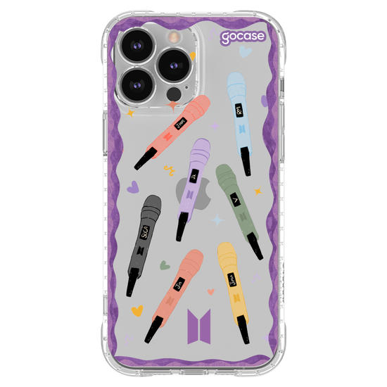 Capinha para celular Microfones