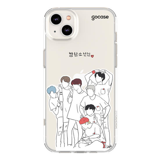 Capinha para celular Love Bangtan