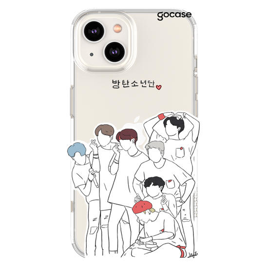 Capinha para celular Love Bangtan