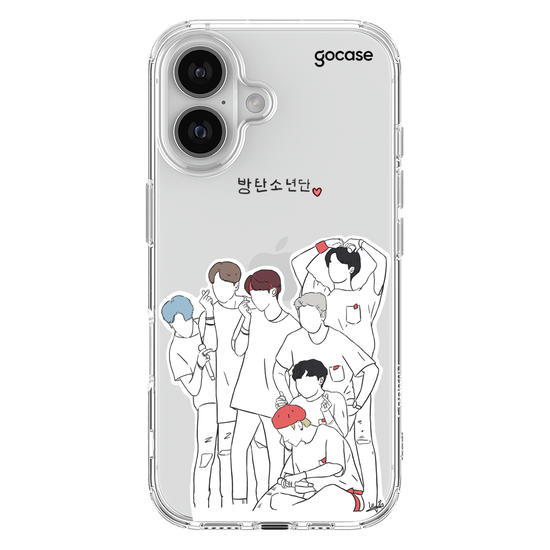 Capinha para celular Love Bangtan