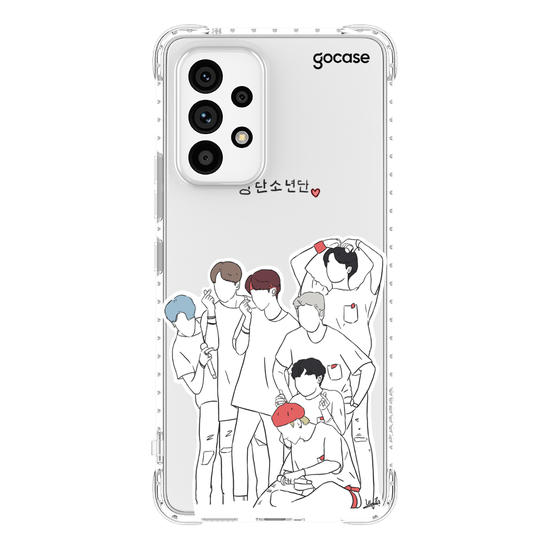Capinha para celular Love Bangtan