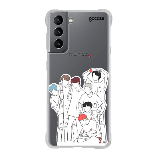 Capinha para celular Love Bangtan