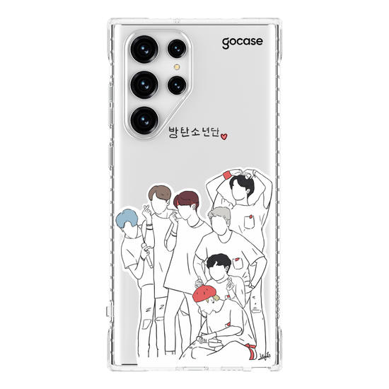 Capinha para celular Love Bangtan