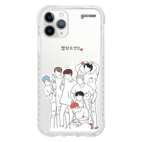 Capinha para celular Love Bangtan