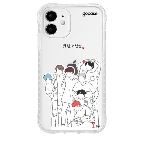 Capinha para celular Love Bangtan