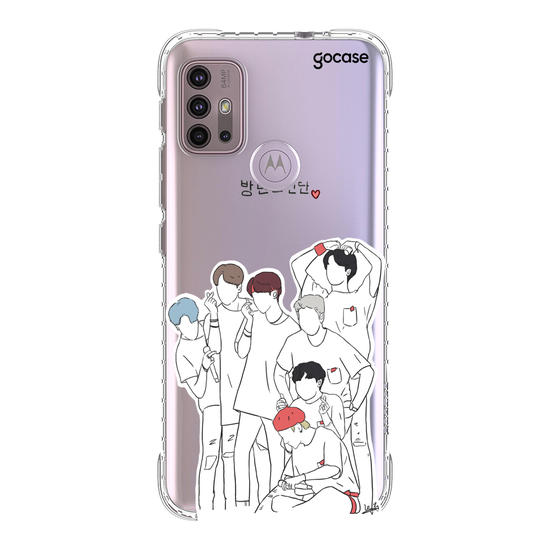 Capinha para celular Love Bangtan